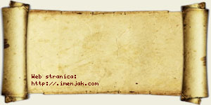 Una Bebić vizit kartica